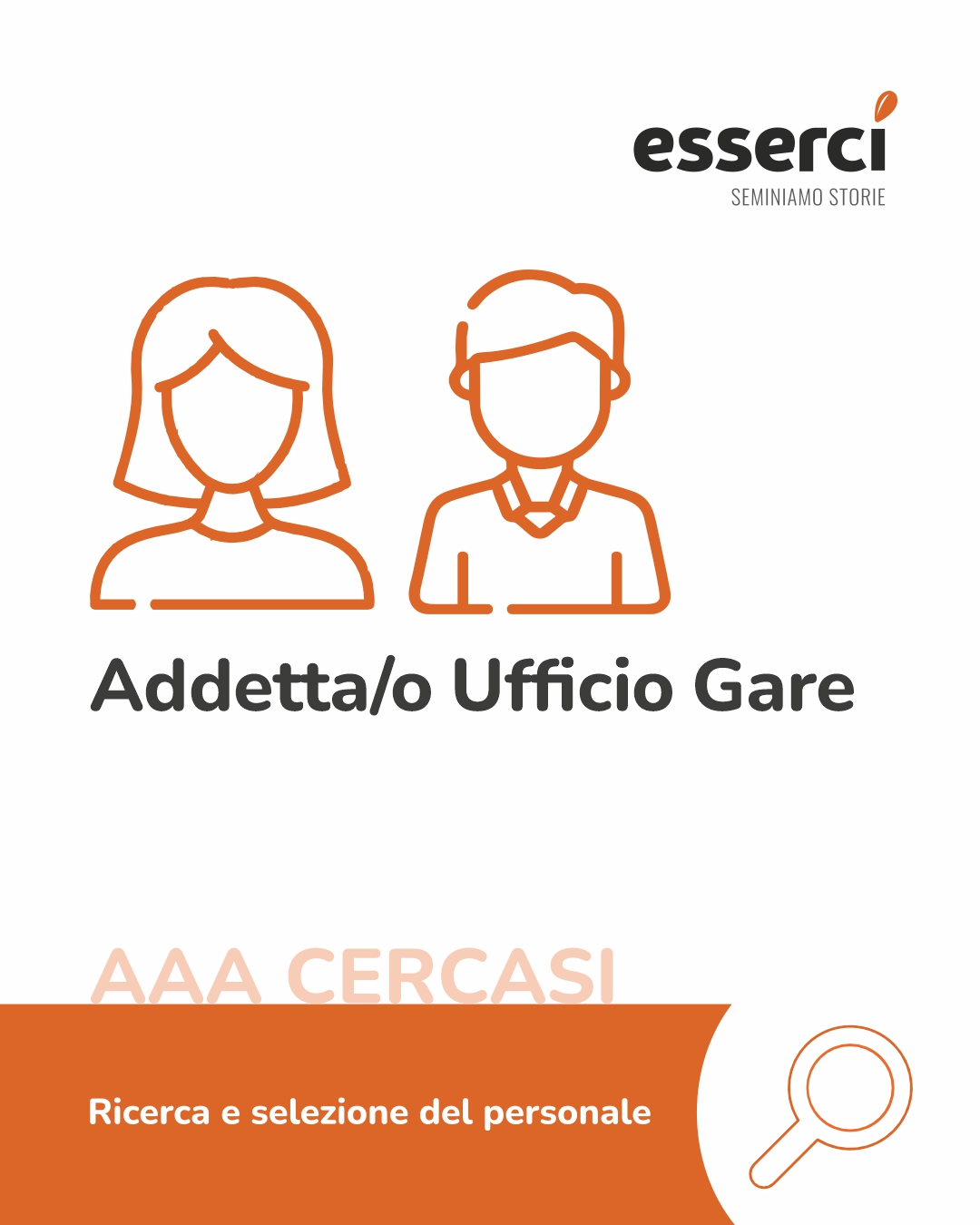 ADDETTO/ADDETTA Ufficio Gare