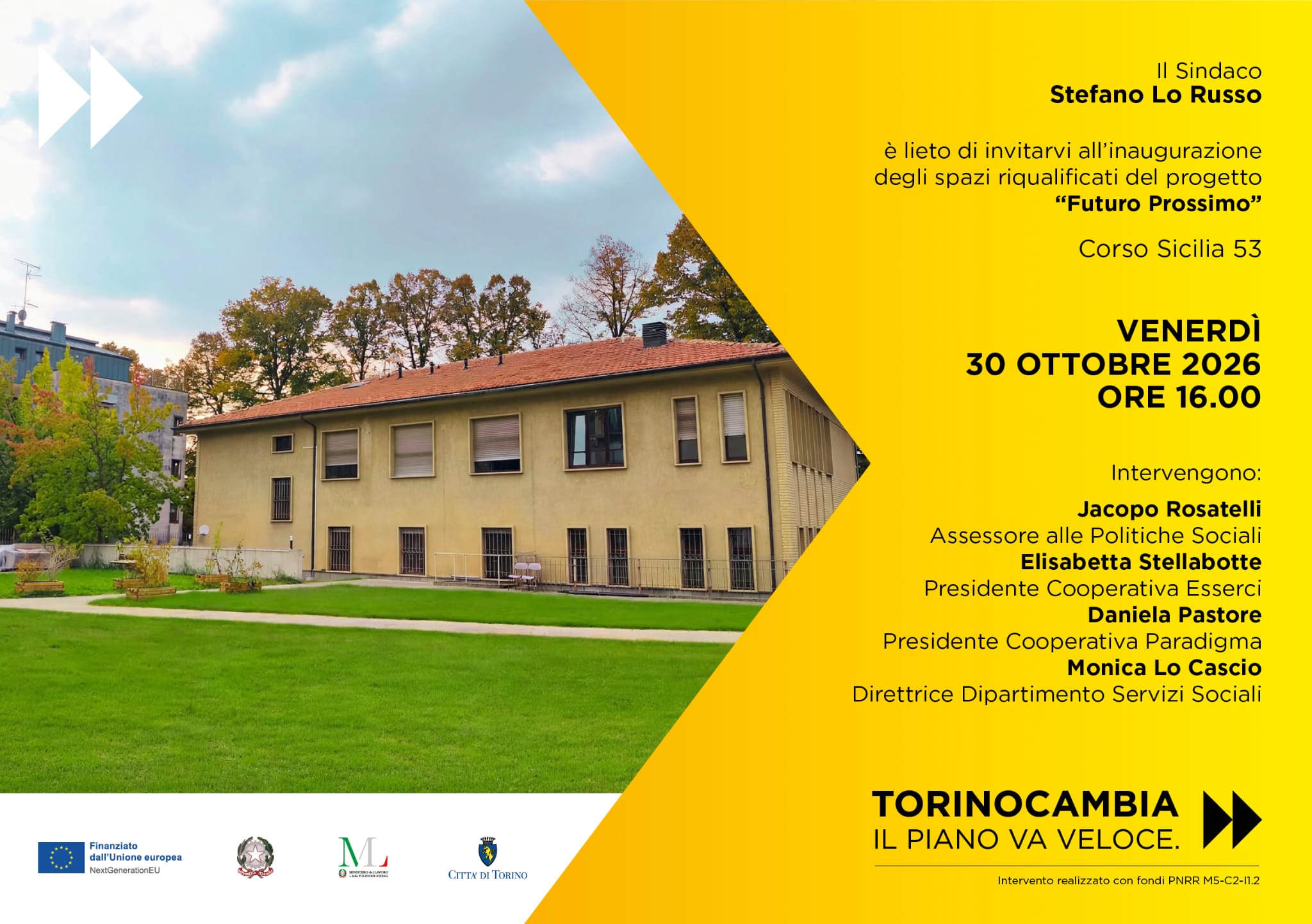 card inaugurazione Futuro Prossimo